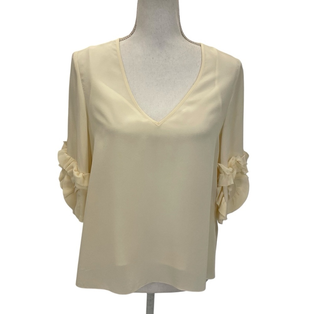 See By Chloe Silk Top & Cami 36 Cream
